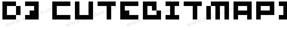 D3 CuteBitMapism TypeB字体转换